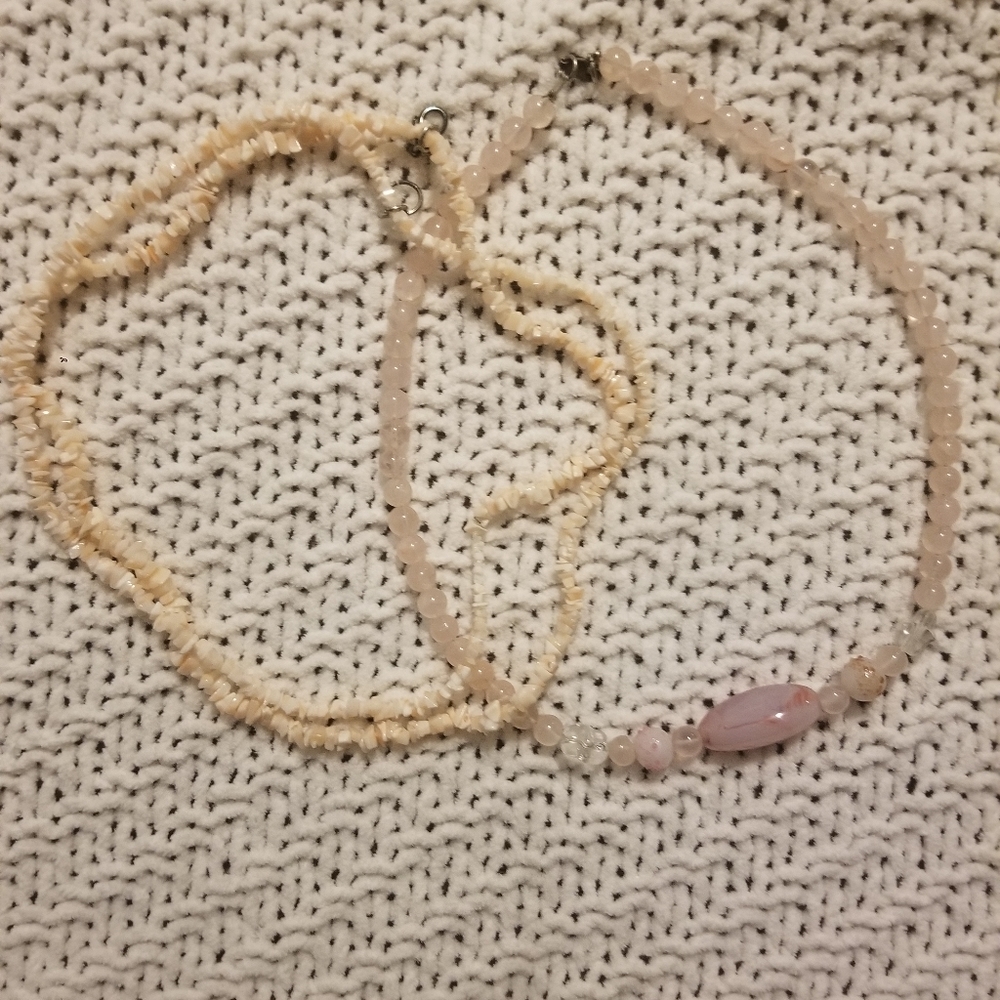 Blush necklaces